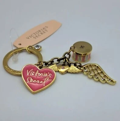 Victoria's Secret Charm Llavero Sombrero Caja Alas de Ángel Bling COLECCIONABLE NUEVO CON ETIQUETAS BOLSA Foto 1 de 4