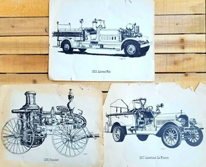 SET VON DREI VINTAGE 1980 MICHAEL E. BROWN ANTIKAUTOS DRUCKE - Bild 1 von 24