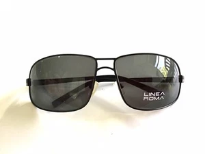 Linea Roma Sunglasses LR 3187 Black C1 Size 65mm Authentic - Picture 1 of 4