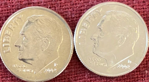 2008 P&D Roosevelt Dime BU  From OBW Cover