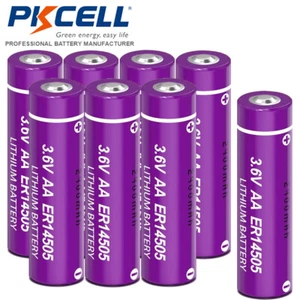 8PCS LS14500 AA Size ER14505 3.6V 2400mAh Lithium Batteries for security system - Picture 1 of 4