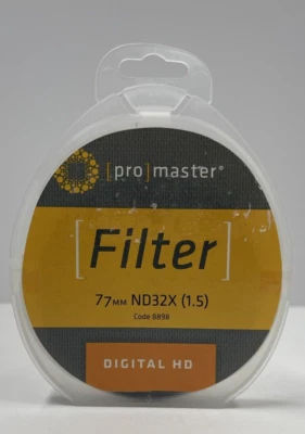 ProMaster Digital HD Filter 77mm ND32X (1.5) Code 8898 - Image 1 of 4