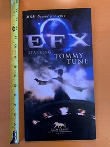 Tommy Tune EFX "Autographed" Show Program MGM Grand Las Vegas 14" x 7,5" x 22" - Bild 1 von 3