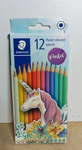STAEDTLER 175 C12 Y Wood-Free Coloured Pencils - Pastel Colours (Box of 12) - Picture 1 of 3