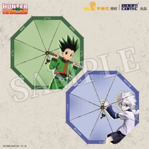 HUNTER X HUNTER GON Killua Folding Parasol Sun & Rain Automatic Umbrella Prop - Picture 1 of 12