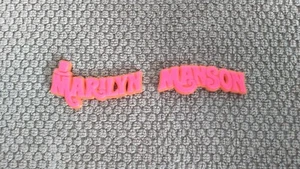 Marilyn Manson Logo Kitchen Magnet Rock n Roll Memorabilia Heavy Metal Smells - Picture 1 of 6