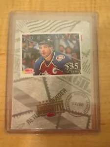Estampillas prioritarias Donruss 1997-98 Joe Sakic #9 Colorado Avalanche - Imagen 1 de 2