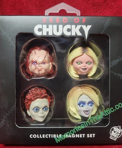 Trick or Treat Studios Seed of Chucky Magnet Set 4 Child's Play Tiffany Glen 3D - Picture 1 of 4