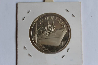 1976 SINGAPORE 10 DOLLARS SILVER COIN - Image 1 of 2
