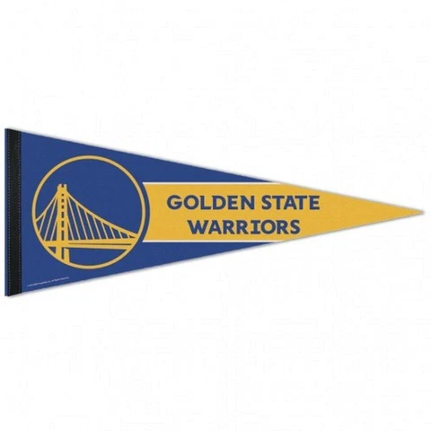Golden State Warriors 12x30 Premium Wool Pennant [NEW] NBA Sign Banner Wall Cave Cover