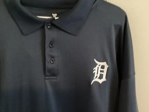 Detroit Tigers Fanatics Men’s Navy Polo Gorgeous, Clean! Size 4XL Tall... - Picture 1 of 7