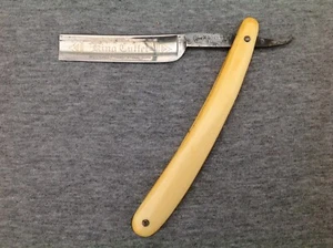 H Boker & Co "King Cutter" Straight Razor, Etched Face - Picture 1 of 11