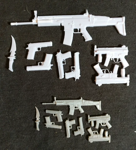 Red Hood - Weapons Kit - 1:18, 1:12, 1:10, 1:6 Scales Cover