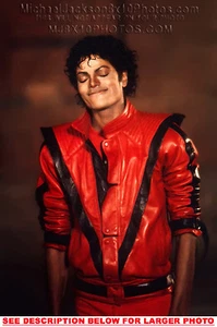 MICHAEL JACKSON 1985 THRILLER PROMO (1) RARE PHOTO - Picture 1 of 1