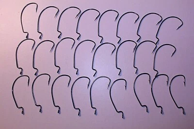 MATZUO #1100-10-4/0 NEGRO CROMO X-WIDE GAP 4/0 GANCHO HELICOIDAL PAQUETE DE 100 Foto 1 de 3