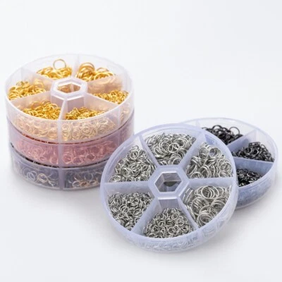 Open Jump Rings Set For Jewellery Making Open Split Connector Repair Earring DIY - Image 1 of 2