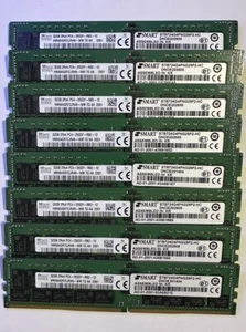 8X 32GB (256 GB) PC4-2933Y 2Rx4 RDIMM Hynix HMA84GR7CJR4N-WM ECC REG 23400 - Picture 1 of 1