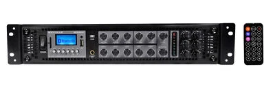 Rockville RCS180-6 180 Watt 6 Zone 70v Commercial/Restaurant Amplifier/Bluetooth - Image 1 of 4