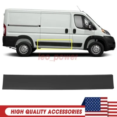 Fits 2019-2024 Ram Promaster Right Side Sliding Door Trim Molding Passenger Side Foto 1 de 4