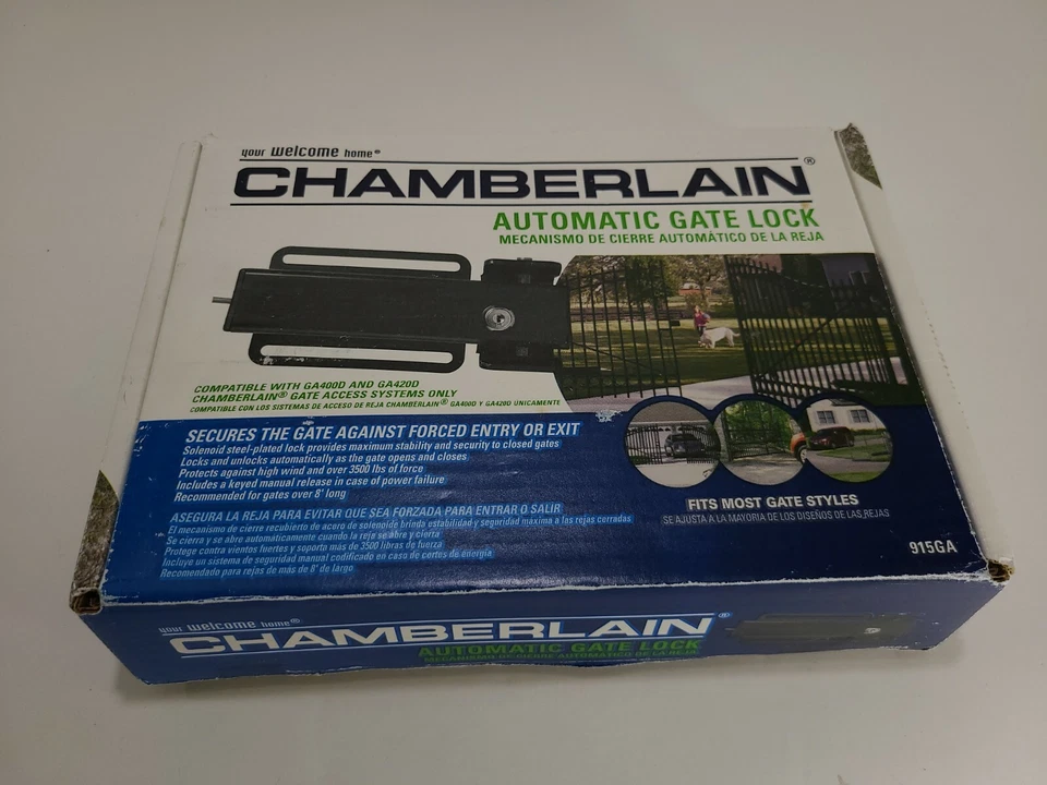 Chamberlain 915GA Automatic Gate Lock - Compatible with GA400D & GA420D - Image 1 of 4