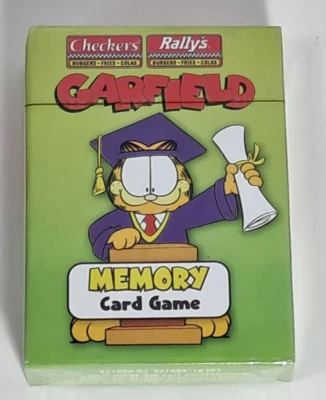 Nuevo juego de tarjetas de memoria Checkers Garfield tarjetas de coleccionista nuevo en paquete Foto 1 de 3