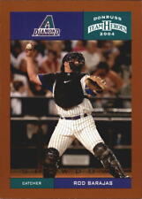 2004 Donruss Team Heroes Showdown Bronze Baseball Card #28 Rod Barajas /150