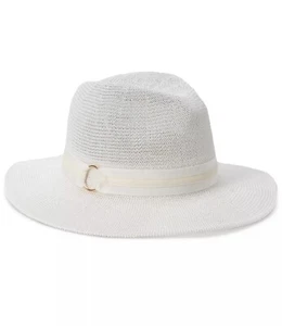 INC International Women's Hat Packable Paper Knit Panama Hat New - Picture 1 of 6