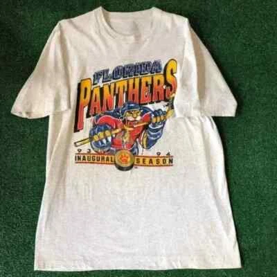 Camiseta Florida Panthers 1994 Temporada Inaugural Hombres Mujeres AN45196 Foto 1 de 2