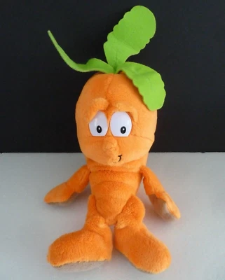 *. DOUDOU PELUCHE GOODNESS GANG TCC CHARLIE LA CAROTTE LIDL ORANGE 25cm NEUF* - Photo 1/4