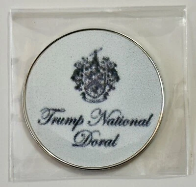 SPORTZCOLLECTABLES.COM Trump Doral - Pro size 32mm Slim -Golf Ball Marker