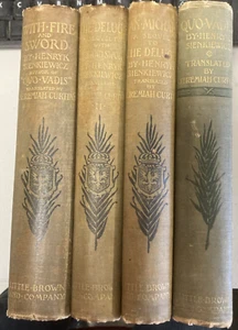 HENRYK SIENKIEWICZ lot of 4 vintage HC novels                      WH 125658G - Picture 1 of 11