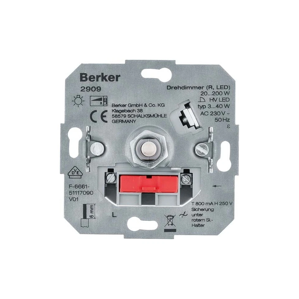 Berker 2909 Drehdimmer (R, LED) - Bild 1 von 1