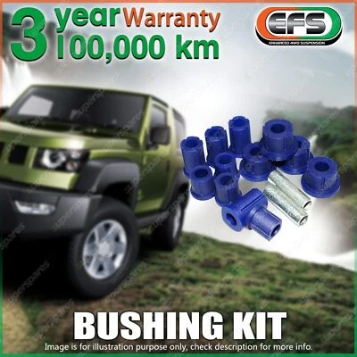 Front EFS Leaf Springs Bush Kit for Toyota Landcruiser FJ HJ 60 61 62 FZJ HZJ 75 - image 1 of 2