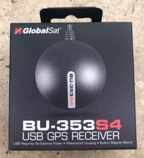 GlobalSat Bu-353S4 Usb Gps Receiver SiRf Star Iv Ipx6 Water Resistant Bu-353-S4