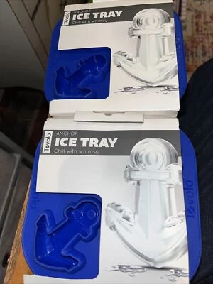 Cubitos de hielo Moldes Anclaje Tovolo Libre de BPA Juego de 2 bandejas náuticas Foto 1 de 4