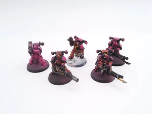 Havocs [x5] Chaos Space Marines [Warhammer 40K] Partial Painted - Picture 1 of 2
