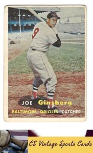 1957 Topps #236 Joe Ginsberg - Picture 1 of 2
