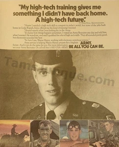 1985 U.S. Army Recruting Be All You Can Be Old PRINT AD Wall Decor! (4515) - Picture 1 of 1