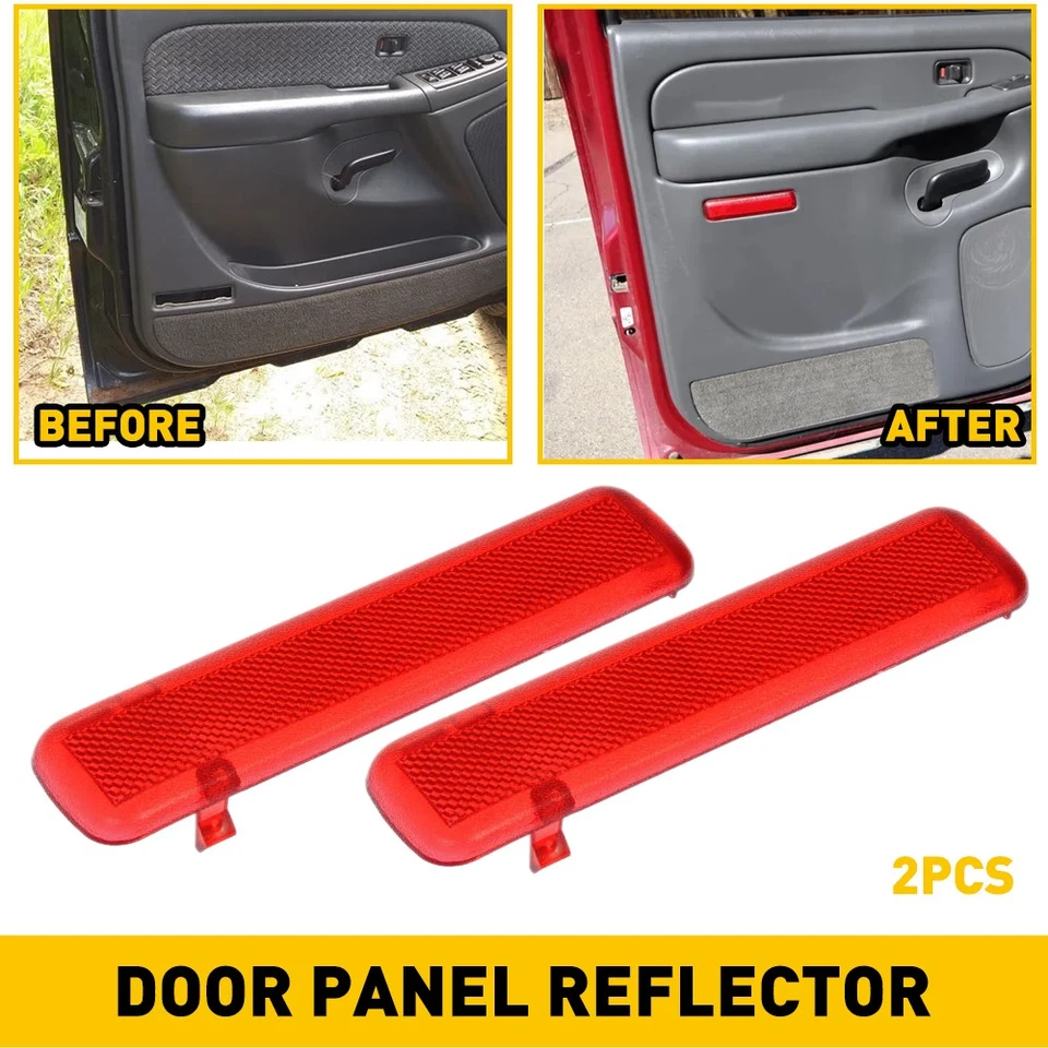 Tapicería reflectora panel puerta delantera para Chevy Silverado 1500HD 2500HD 3500 2003-2007 Foto 1 de 4