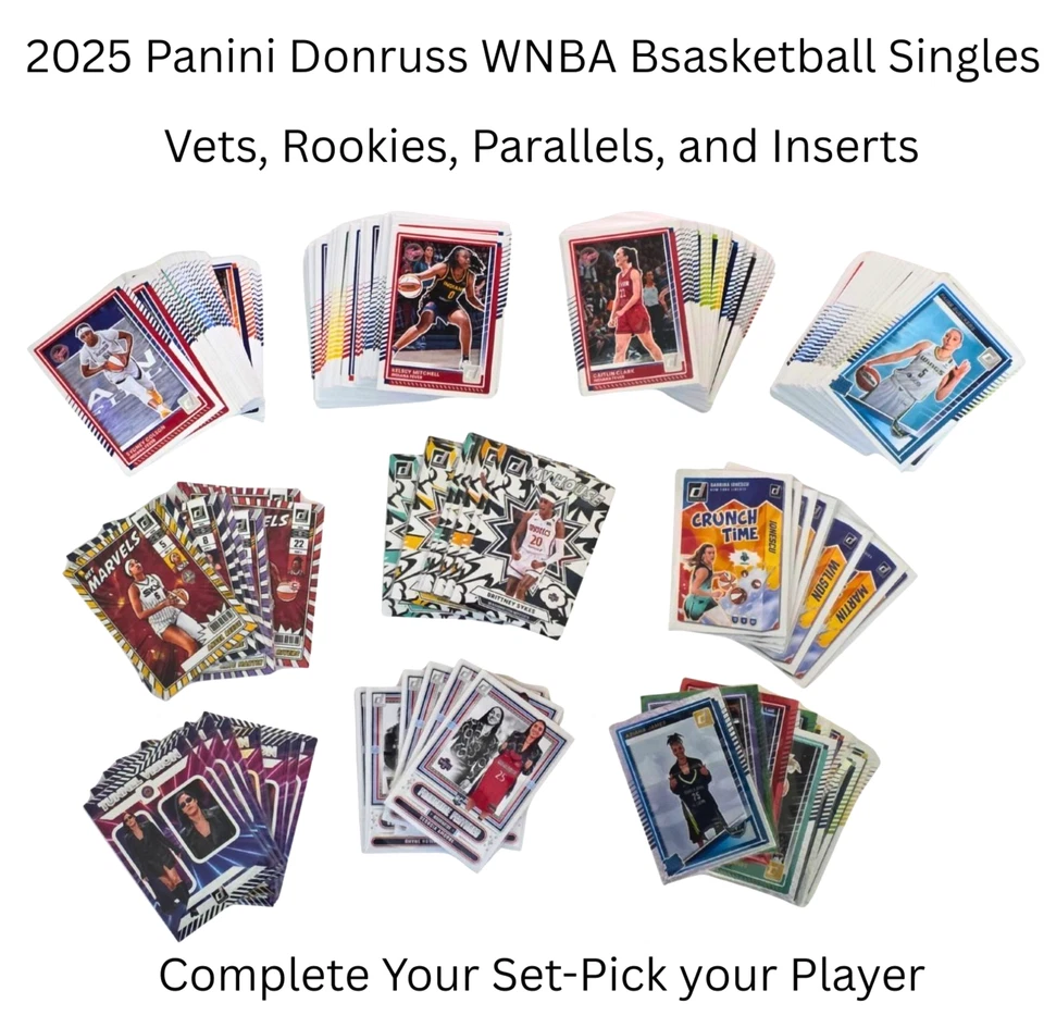 2025 Panini Donruss WNBA-Singles and Inserts-"Complete your set"-Pick your Card" - Image 1 of 1