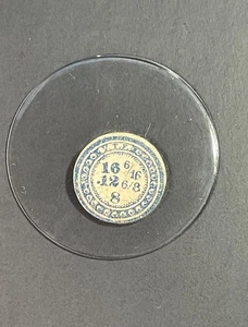 16-6/16 :8 Ligne NOS Glas Taschenuhr Kristall - Bild 1 von 4