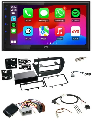 JVC Bluetooth USB Lenkrad 2DIN DAB Autoradio für Honda Insight ZE2 2009-2013 - Bild 1 von 4