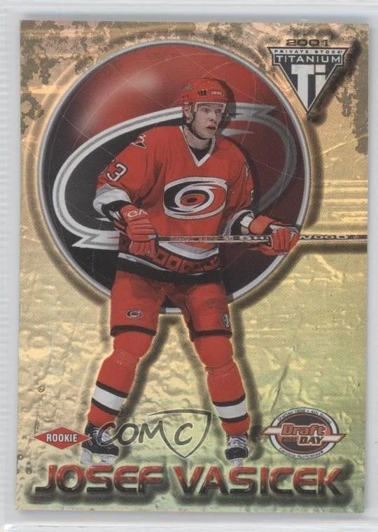 2000 Pacific Private Stock Titanium Draft Edition Sample Josef Vasicek Rookie RC - Image 1 of 2