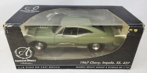 American Muscle Authentics 1967 Chevy Impala SS 427 scala 1:18 replica pressofusa - Foto 1 di 24