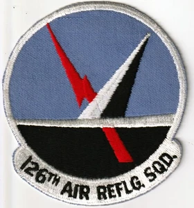 USAF AIR FORCE 126th Air Refueling Sqn General Mitchell IAP Wisconsin patch - Picture 1 of 1