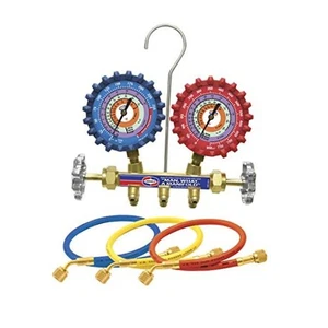  QS4L5H 2-Ventil Messing Verteiler mit 5' Schläuchen  - Bild 1 von 5