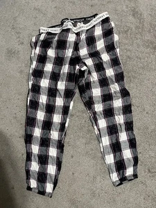 Victoria's Secret Damen Pyjamahose kariert Größe M Gummibund und Knöchel - - Bild 1 von 5