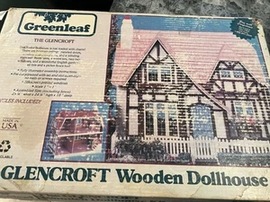 Greenleaf Glencroft Holz Puppenhaus Bausatz Neu in Box USA 1983 Selten Rarität #8001 Neu aus altem Lagerbestand - Bild 1 von 2