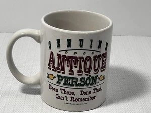 Vintage Antique Person Coffee Cup Mug “Been There Done That” 1993 Laid Back - Picture 1 of 11