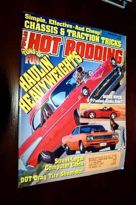 Popular Hot Rodding Magazine February 1992 Dodge Viper DOT Drag Tire Shoot-Out - Image 1 of 3